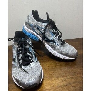 Mizuno Wave Impetus 4 Running Shoes Womens Size 7.5 Silver Grey  Blue